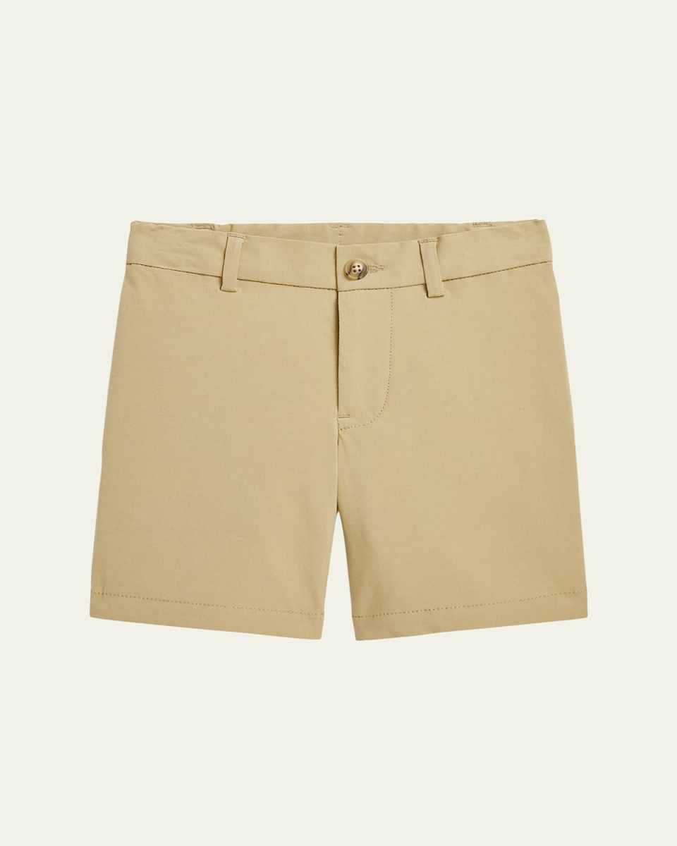 Boy's Pony Embroidered Weekend Shorts, Size 2-7
